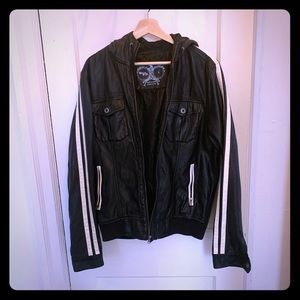 Faux leather jacket